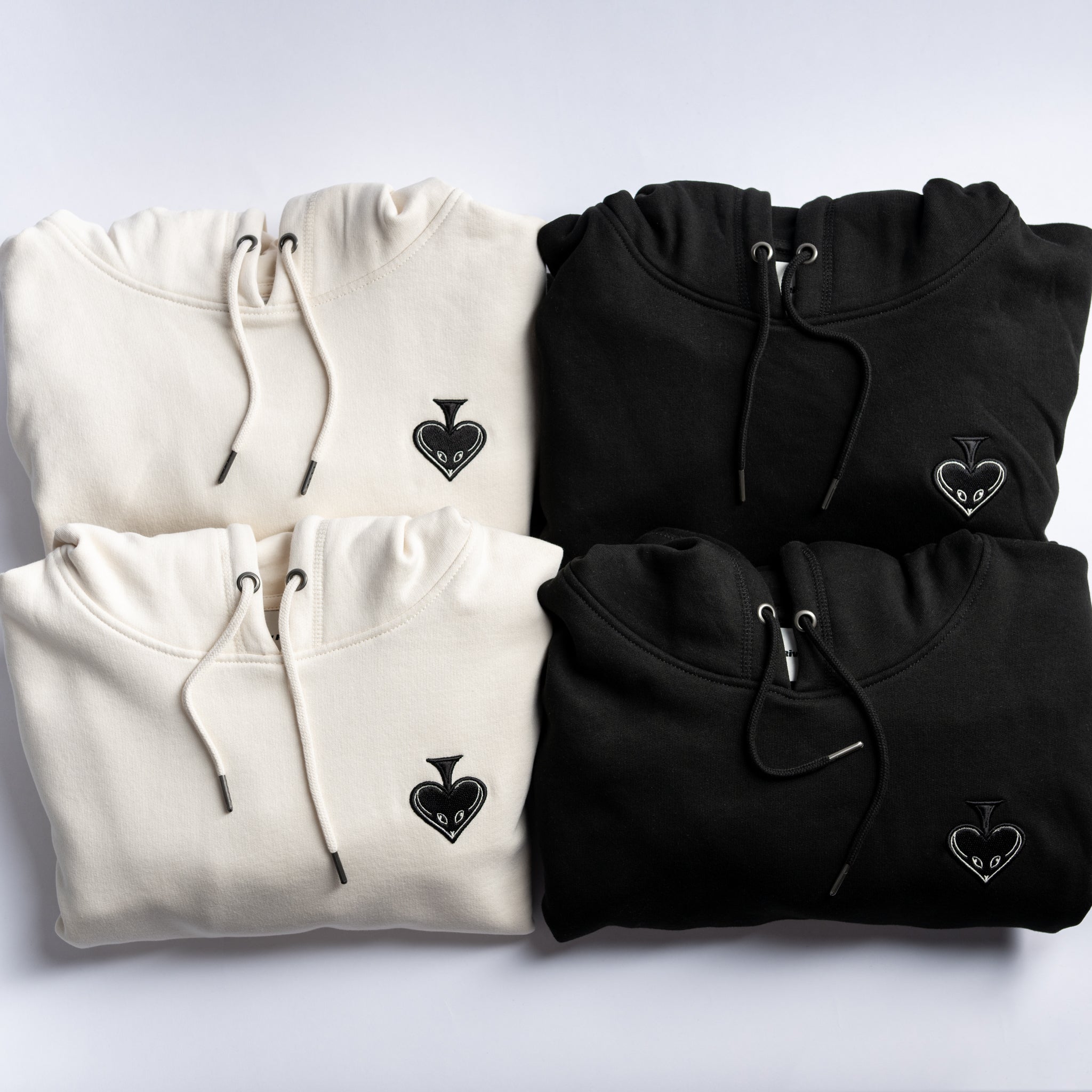 Black Brushed Fleece Hoodie