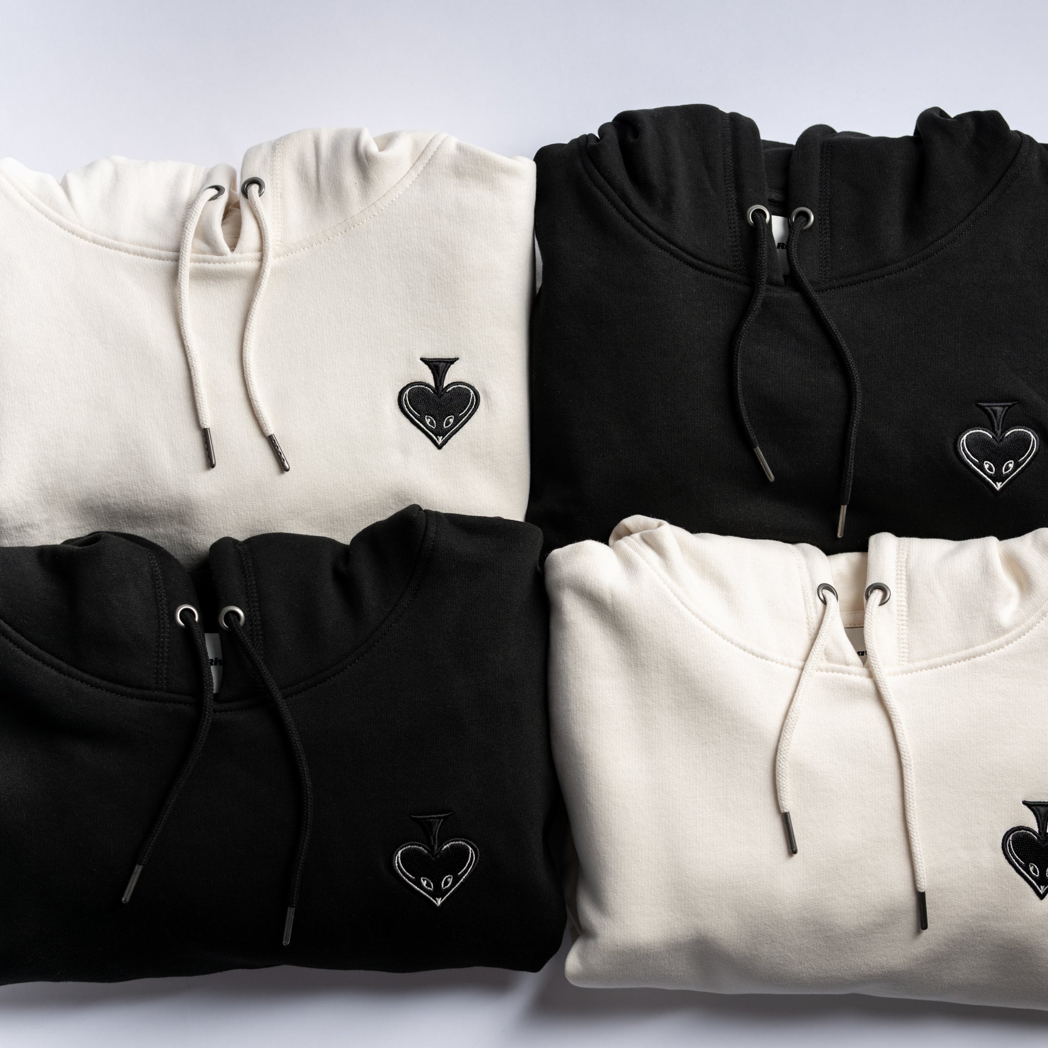 Black Brushed Fleece Hoodie