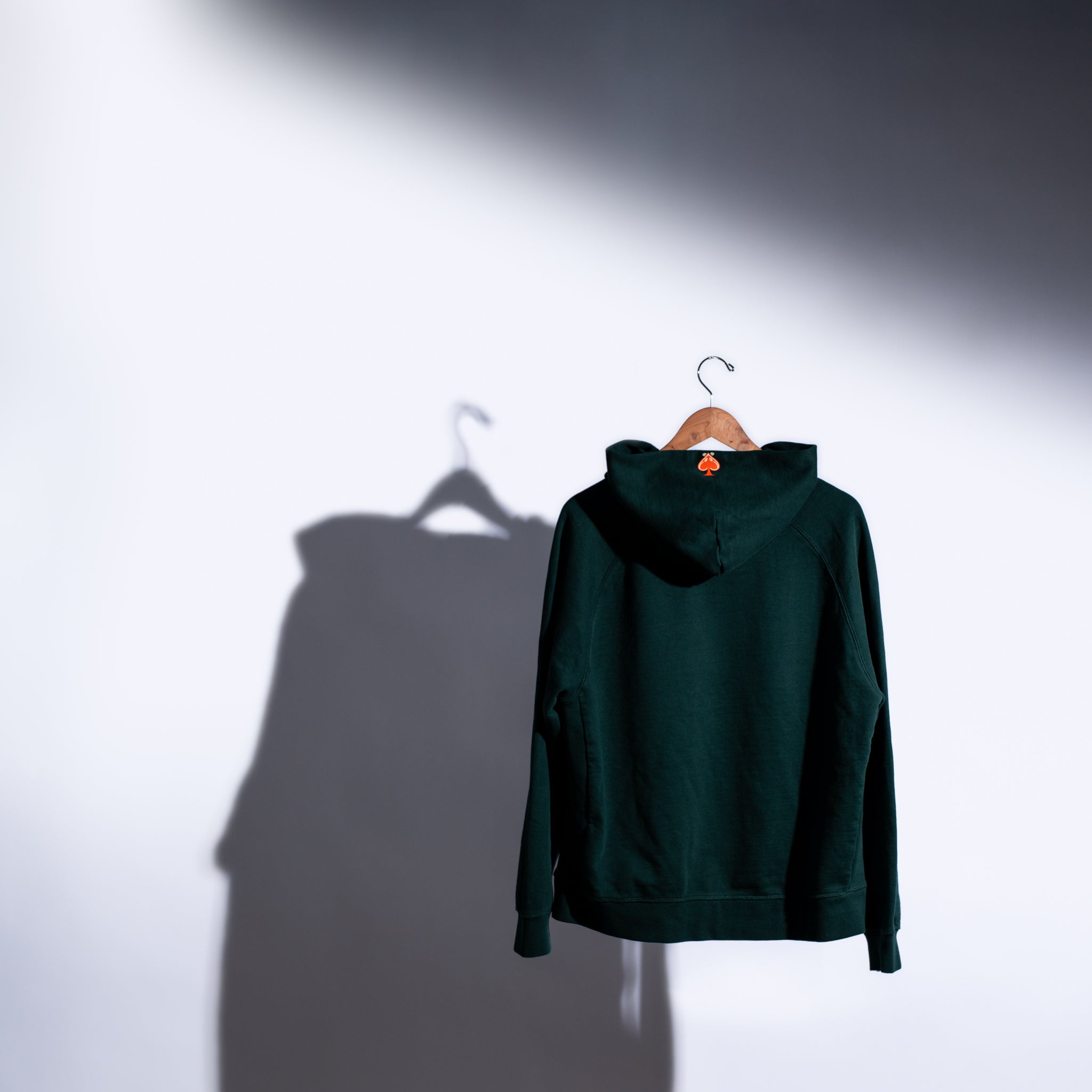 French Terry Hoodie w/ Hood Logo Design