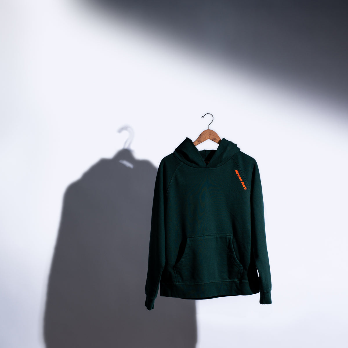 French Terry Hoodie w/ Hood Logo Design