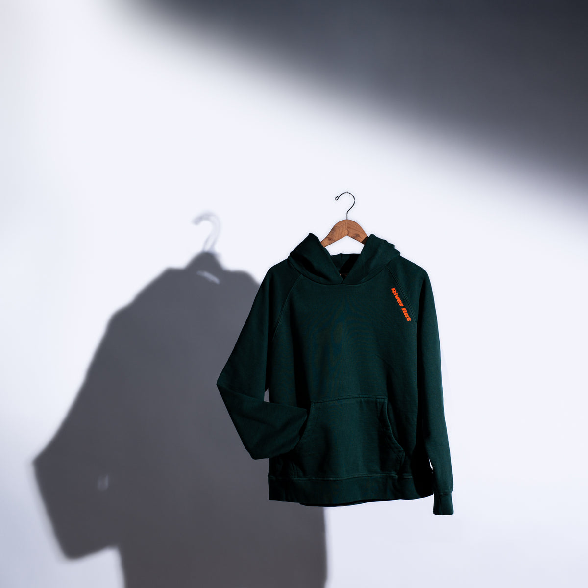 French Terry Hoodie w/ Hood Logo Design