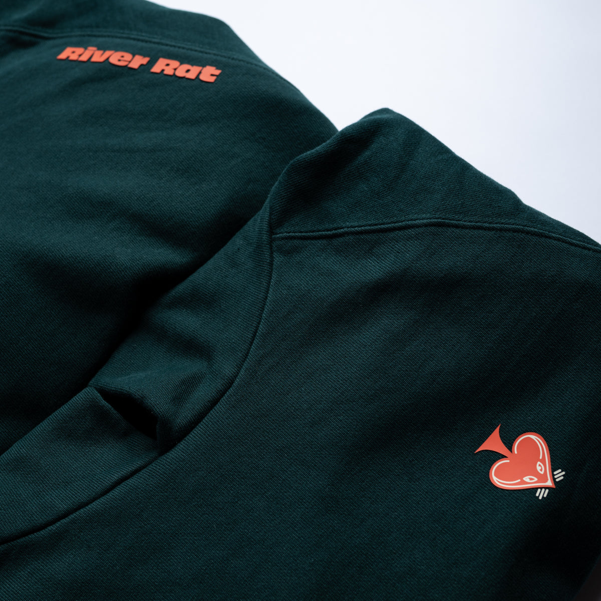 French Terry Hoodie w/ Sleeve Logo Design